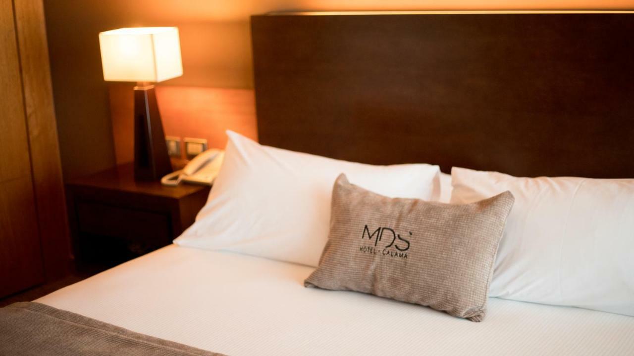 Mds Hotel Калама Екстер'єр фото A bed at the MÖS Hotel in Cologne, Germany